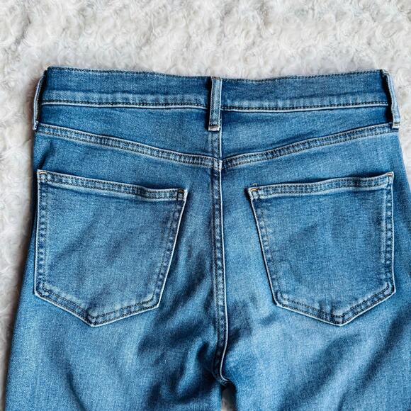 GAP High Rise Vintage Slim Medium Indigo Cotton Womens Denim Blue Jeans Sz 6 - Picture 10 of 16